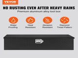 Heavy Duty Aluminum Truck Bed Tool Box, Diamond Plate Tool Box with Side Handle and Lock Keys, V952-LCZXG39X13X10BIVQV0