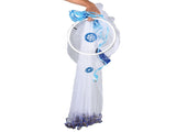 Bait Net American Style Aluminum Ring Monofilament Manual Lightweight Throw Cast Net for Sea Pool V1294-YM0523-3111210383111