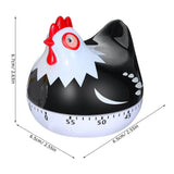 2-Pack Black Kitchen Timers, Plastic Cooking Timers for Baking, Meal Preparation, and Home Time V1192-AZ-W-22501