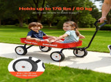 Pull-Along Wagon for Kids, 101 cm Toddler Wagons, Supports up to 80kg, All-Terrain Wagons with V952-JSKETTLC39YCTXPY0001V0