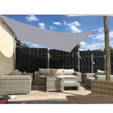2X3M Waterproof UV-Protective Sun Sail for Outdoor Shade, Gray, 2x3m V1188-MS-325-0997
