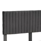 Levede Bed Frame Queen Size Mattress Grey BF1046-Q-GY