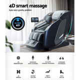 Livemor 4D Massage Chair Electric Recliner Double Core Mechanism Massager Melisa MASCHR-4D-2GEAR-BUGR