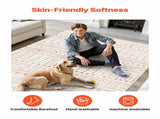 Area Rug, 1524x2438.4mm Large Washable Rug, Non-Slip Tear-Resistant Soft Carpet, Pet & Child V952-JXZXDT5X8FTXN5M89001V0