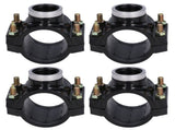 4 Sets Water Drain Saddle Plastic Pipe Additional Quick Connector Tee Kit G1 Female Thread V1294-YM0715-3111210455411