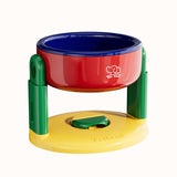 Red Adjustable Height Pet Bowl With Suction Cup Base Anti-Spill Elevated Feeder For Cats And Dogs V888-ELOSUNG56125-2