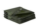 Polyester Canvas Tarp Tarpaulin Sun 4x3 Meter UM2009-4X3M-GN