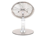 Small USB Desk Fan 3 Speed Adjustable Quiet Metal Retro Desktop Fan 360 Degree Rotation Rechargeable V1294-YM0901-3113250114412