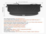 Retractable Cargo Cover, Carbon Fiber Texture Trunk Cover, Anti-Peeping Luggage Privacy Shield, V952-YZWJXSSSHCGYPZ9SD001V0