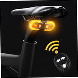 Bike Turn Signals Waterproof Remote Control 5 Mode Bike Tail Light with Right & Left Light 600mAh V1259-DP01-A-2671
