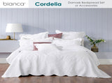 Bianca Elegance Cordelia White Bedspread Set King V442-BCA-BEDSPREAD-CORDELIA-WHITE-KI