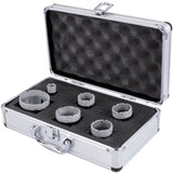 Diamond Bits 6PCS Diamond Hole Saw 20/35/40/50/55/68mm Tile Hole Saw Kit Vacuum Brazed Diamond V952-JTQHJGSKZTJ62RWI8V0