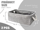 Organizing Fabric Storage Basket Box for Shelves, Nursery, Decorative Baskets V1188-WSZ-A-2223