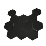 12Pcs Hexagon Acoustic Panel Polyester High Density Sound Absorbing Panel Sound Proof Insulation V1294-YM0901-3115240030611