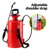 Giantz Weed Sprayer Pressure 7L Shoulder Pesticide Metal SPRAYER-7L-SHOULDER-RD