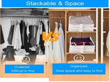 10CPS Stackable Clothing Organizer, 13*10 Clothes Folder with Interlocking Shirt Folding Boards & V1366-AZ2-W-10750