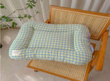 M Yellow-blue All-Season Pet Bed - Soft Washable Dog & Cat Mat with Comfortable Cushion - Warm V888-ELOSUNG24547