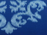 225TC Geo Damask Cotton Rich Easy Care Quilt Cover Set King V442-CAP-QUILTCS-GEO-BLUE-KI