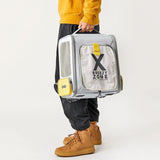 PETKIT Breezy X ZONE Pet Carrier - Grey Yellow V390-EAN13B3G
