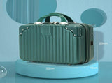 Makeup Travel Case Hard Shell Vanity Cases Portable Waterproof ABS Cosmetic Case with Elastic Band V1366-AZ2-W-04251