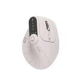 Ergonomic Vertical Mouse - 2.4G/Bluetooth Multi-Mode, LED Display, 57-Degree Angle, & 400mAh V888-ELOSUNG35691