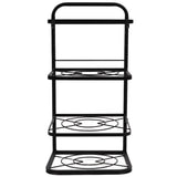 Kitchen Pots Organizer 4 Tiers Adjustable Height Space Saving Pan Rack for Under Sink Cabinet V1294-YM0703-3118230064611
