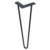4Pcs Black Iron Table Desk Legs Home Accessories for DIY Handcrafts Furniture 16inch V1294-YM0901-JY01801-03