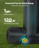 VEVOR 15 ft Inflatable Movie Screen 169 600D Movie Projector with Portable Bag V952-XCQSTYPMZJS1ZSUV8001V3