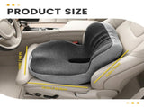 Memory Foam Seat Cushion for Office Chair - Sciatica Pain Relief Coccyx Cushion for Tailbone Pain V1107-800-83751-BLK