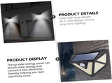 2-Pack Solar LED Motion Sensor Wall Light Dusk-to-Dawn Outdoor Lighting for Aussie Gardens, Fences V1107-SOLAR LED MOTION SENSOR WALL LIGHT