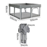 Bopeep Kids Playpen Foldable 125X125 KD1148-12X12-UK