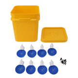 Automatic Chicken Waterer Cup with 12L Handheld Barrel Poultry Drinking Equipemnt for Goose Duck V1294-YM0706-3111230182713