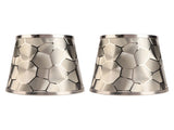 2PCS Drum Shade E14 PVC Modern Decorative Small Barrelshade Cover for Table Wall Ceiling V1294-YM0703-3119230029611
