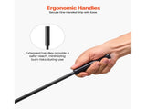 Fireplace Tool Set, 5 PCS Fire Tool Set and Holder with Square-Frame Stand, Tongs, Ash Shovel, V952-BLGJTJ5JTFKGGFSK1001V0
