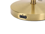 Cordless LED Table Lamp USB Touch Control Dimmable Fabric Shade Table Lamp for Bedroom V1294-YM0901-3119250081311