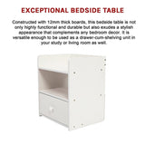 Bedside Tables Side Table Nightstand Storage Drawer Shelf Bedroom V63-841981