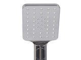 High Pressure Shower Head Set Rain Square Silver HW0168-SL