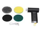 Electric Rotating Cleaning Brush 2 Speeds Cordless Shower Scrubber with 3 Replaceable Heads for V1294-YM0901-3113250075311