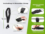 Ergonomic Weed Eater Handle Extension with Adjustable Angle and Shoulder Strap, Durable Aluminum V1107-CS-GCJFZBS