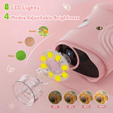 1000x Digital Children's Microscope - With 2 Inch IPS Screen & 8 LED Lights - Handy & Easy to Use V1188-ZXY-131-789