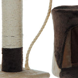 CARLA HOME 140cm Cat Tree for Indoor Cats with Plush Perch, Sisal Scratching Posts & Condo for LSB-36381