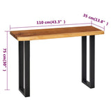 Console Table Solid Suar Wood 110x35x75 Cm 43_245504