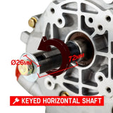 Baumr-AG 7HP DIESEL Stationary Engine 4 Stroke OHV Horizontal Shaft Motor V219-ENGDSLBMRC30R