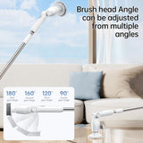 9-in-1 Electric Spin Scrubber with 9 Brush Heads Cordless Cleaning Brush Scrubber Adjustable Angle V1294-YM0901-H49037W