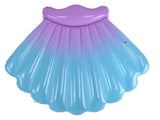 Float Bed Inflatable Floating PVC Shell Shaped Portable Accessory for Indoor Outdoor V1294-YM0523-3111220014411