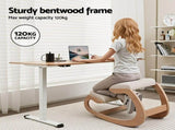 Artiss Kneeling Chair Ergonomic Posture Chair with Memory Foam Balance Stool for Home Office Gaming KCHAIR-G-02-BG