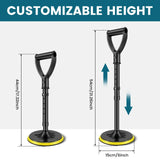 Stand Assist Mobility Aid, Height Adjustable Heavy Duty Metal Floor Standing Support Tool for V1189-LC-RY-00186