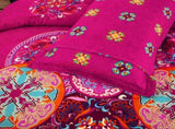 Aesthetic Glow Floral 3Piece Comforter Set with Matching Shams V745-MAB010185AJ3