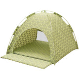 Green 48x42x40cm Summer Pet Cooling Tent Bed - Semi Enclosed Cat Dog House with Waterproof Oxford V888-ELOSUNG56061-1