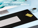 Laser Wireless Charging Desk Mat Black V1031-WC-MATB-792